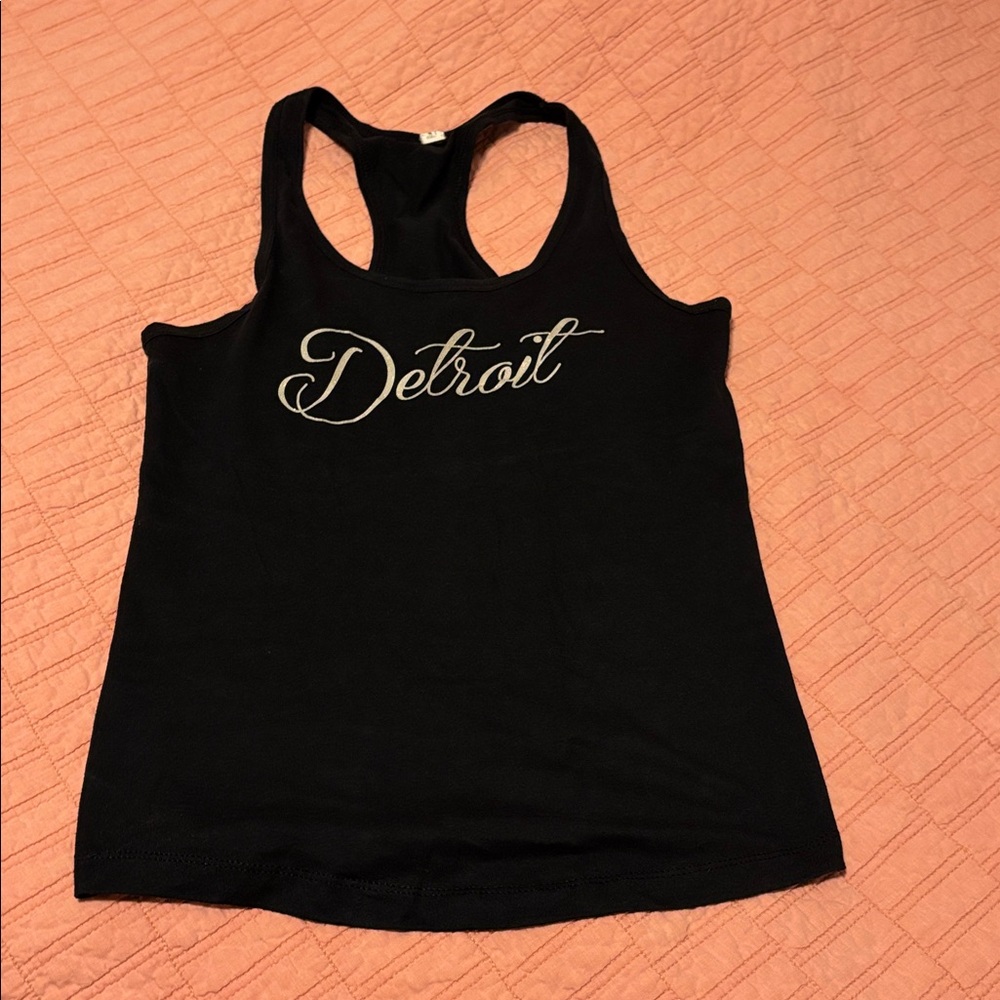 Black Detroit Women's Tank Top